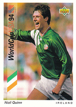 Niall Quinn Republic of Ireland Upper Deck World Cup 1994 Preview Eng/Ger #179